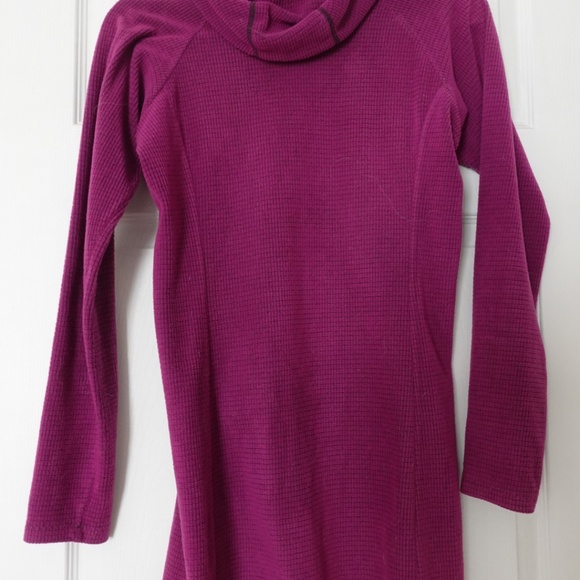 Melanzana Microgrid Fleece Dress - Picture 2 of 4